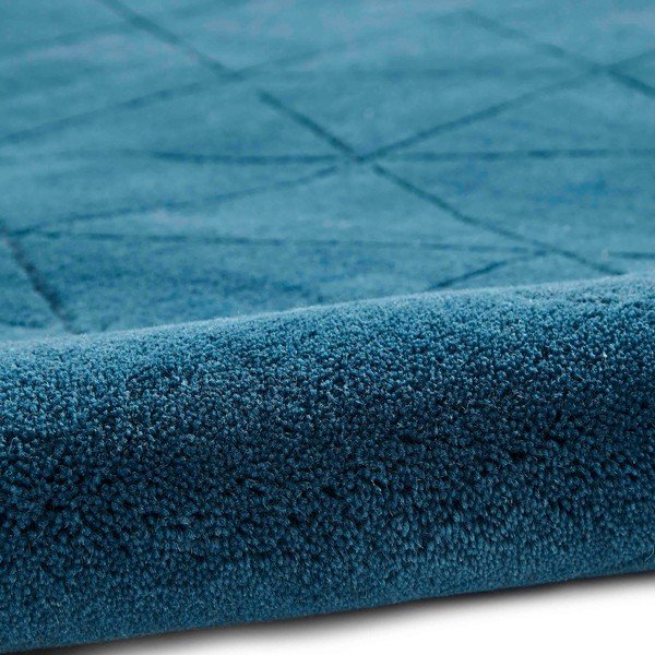 Mėlynas vilnos kilimas Think Rugs Kasbah, 120 x 170 cm-image-1