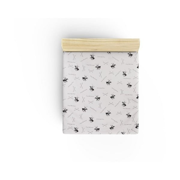 Medvilninė paklodė Polo juoda, 180 x 240 cm-image-1