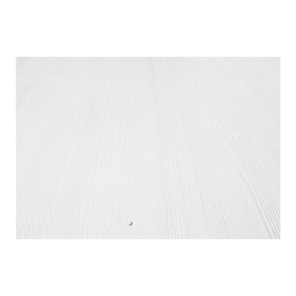 White Zuiver A Įrėmintas medžio masyvo stalas, 200 x 90 cm-image-4
