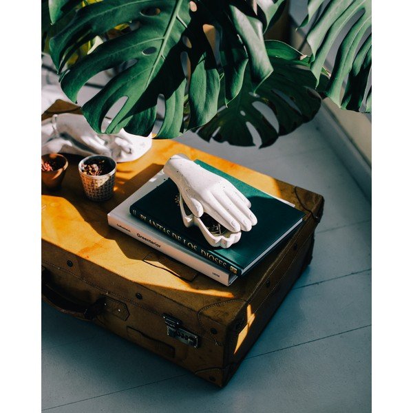 Keraminė papuošalų dėžutė DOIY Hand, 23 x 11 cm-image-1