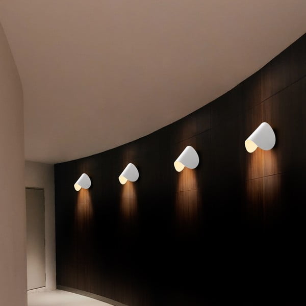 Sieninė lempa baltos spalvos LED Heybe – Opviq lights-image-4