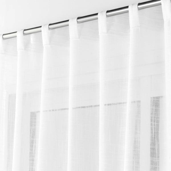 Permatoma užuolaida baltos spalvos 140x240 cm Haltona – douceur d'intérieur-image-2