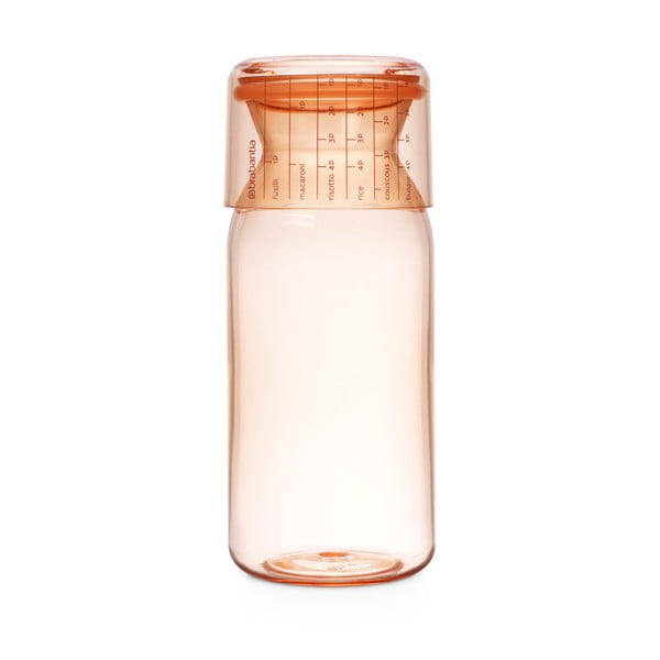 Rožinis stiklainis su matavimo taurele "Brabantia", 1,3 l