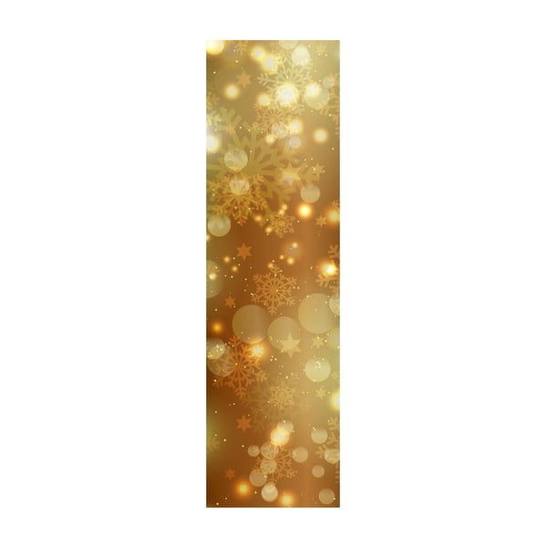 Kalėdinė staltiesė Gold Shimmer, 40 x 140 cm