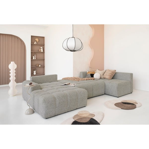Šviesiai rudos spalvos sulankstoma/su sandėliavimo vieta modulinė kampinė sofa (su dešiniuoju kampu) Lulu – Miuform-image-4