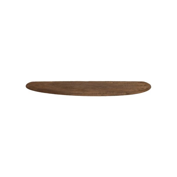 Tamsios natūralios spalvos iš mango masyvo sieninė lentyna 49 cm Ginosu – Light & Living