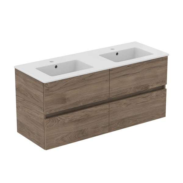 Pakabinama spintelė po kriaukle natūralios spalvos iš riešutmedžio 120x55 cm Eurovit+ – Ideal Standard-image-3