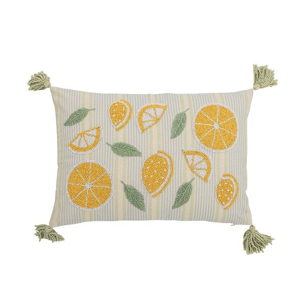 Iš medvilnės dekoratyvinė pagalvėlė 35x50 cm Lemon – Bloomingville