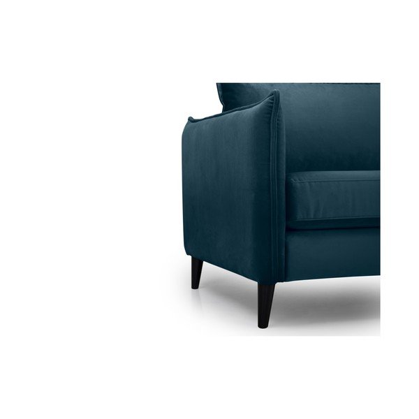 Tamsiai mėlyna sofa Scandic Leo, 208 cm-image-4