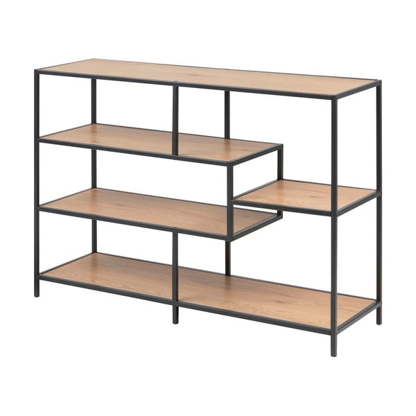 Ąžuolo medienos knygų spinta Actona Seaford, aukštis 78 cm-image-2