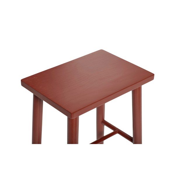Raudonojo ąžuolo baro kėdė "Hübsch" Ąžuolo baro kėdė, aukštis 52 cm-image-1