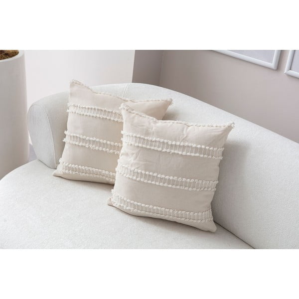 Dekoratyviniai pagalvių užvalkalai 2 vnt. 43x43 cm Tuffet – Mioli Decor-image-2