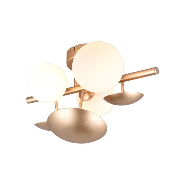 Sieninė lempa baltos spalvos/auksinės spalvos Bubble – Trio Select-image-2