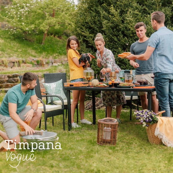 "Timpana Vogue" dirbtinio rotango sodo baldų komplektas-image-1