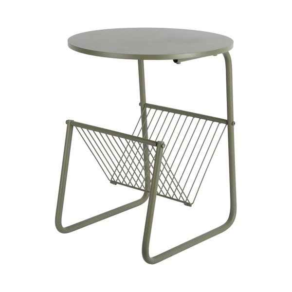 Iš metalo apvalios formos šoninis stalas ø 40 cm Riqueza Revista – Leitmotiv