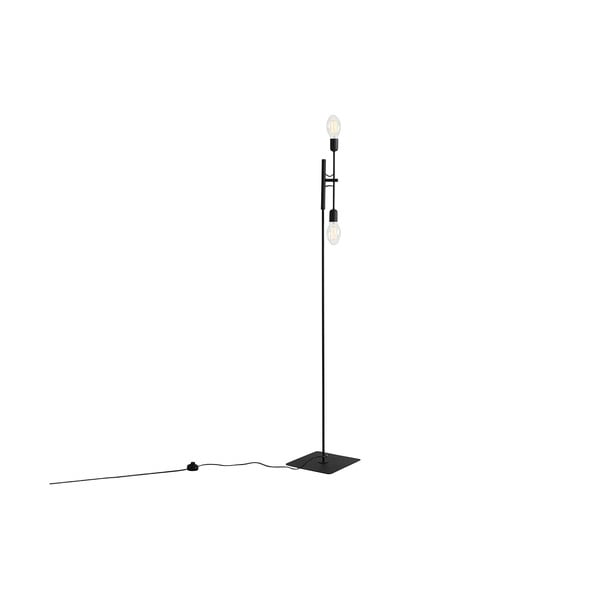 Juodas grindų šviestuvas su 2 lemputėmis Individualizuota forma Twigo