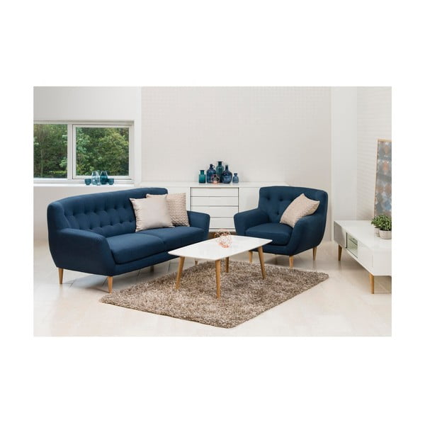 "Actona Oswald" sofa, tamsiai mėlyna-image-2