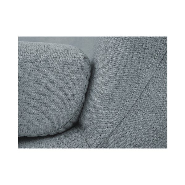 Šviesiai mėlynas fotelis su rudomis kojomis Mazzini Sofas Piemont-image-4