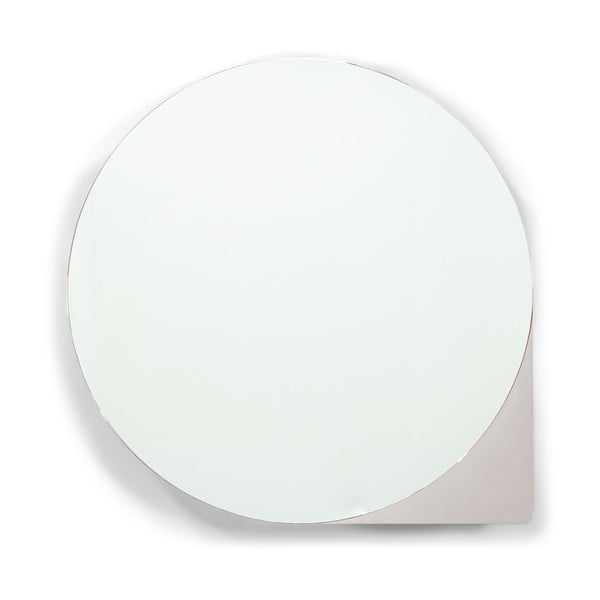 Taupe spalvos iš metalo pakabinama/su veidrodžiu vonios daiktadėžė 55x55 cm Sonnet – Spinder Design