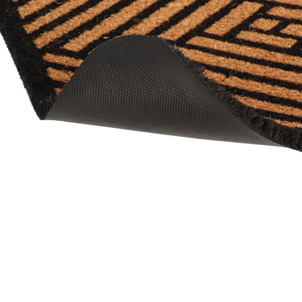 Iš kokoso pluošto grindų kilimėlis 50x50 cm Abstract – Esschert Design-image-2