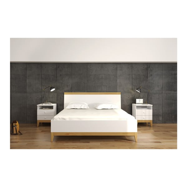 Dvigulė lova iš pušies masyvo SKANDICA Livia BC, 140 x 200 cm-image-4