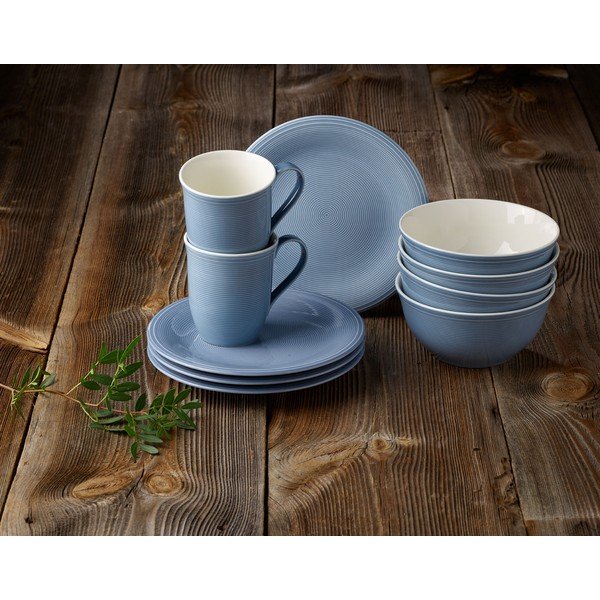 Baltai mėlynas porcelianinis dubuo Villeroy & Boch Like Color Loop, 750 ml-image-4