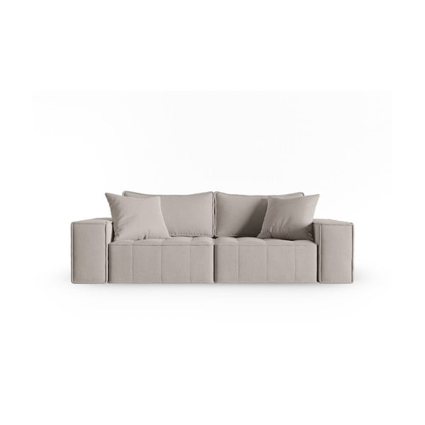 Sofa šviesiai pilkos spalvos 212 cm Mike – Micadoni Home