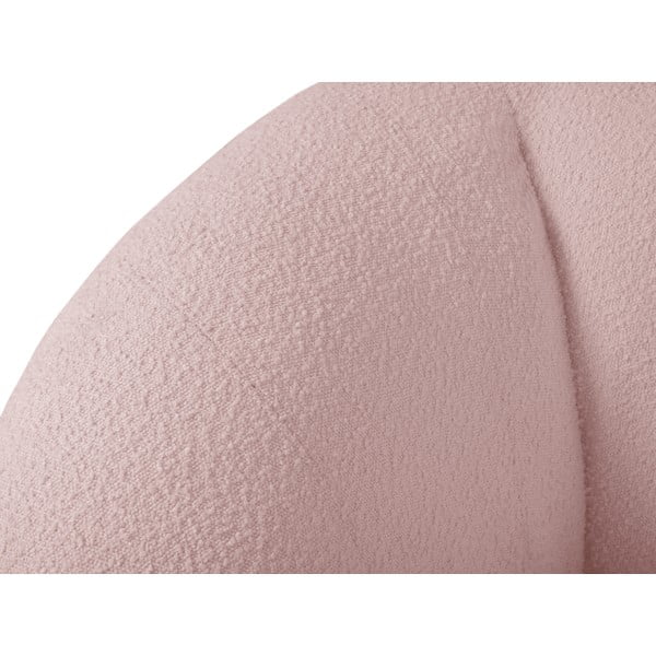 Sofa iš boucle šviesiai rožinės spalvos 210 cm Essen – Cosmopolitan Design-image-4