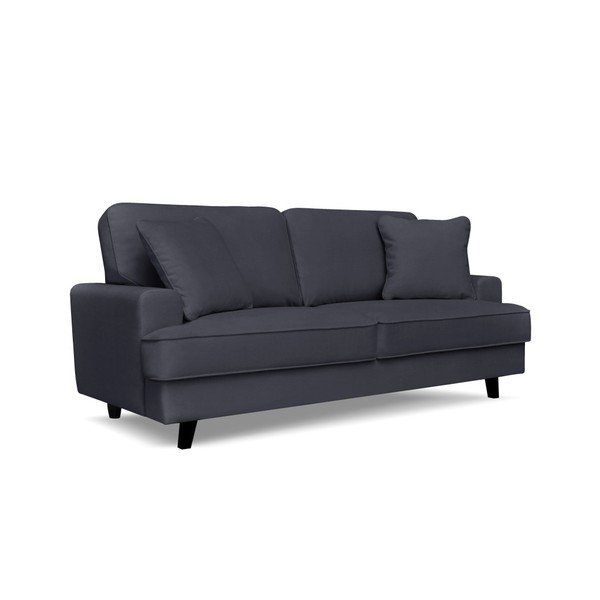 Tamsiai pilka trivietė sofa Cosmopolitan design Berlin-image-1