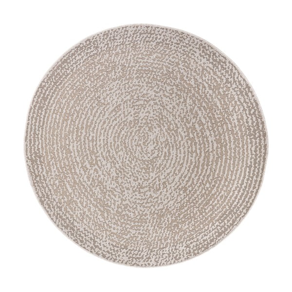 Apvalios formos kilimas kreminės spalvos ø 160 cm Desert – Hanse Home