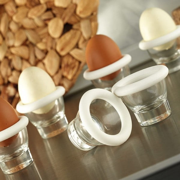 6 "Kutahya Eggy" stiklinių kiaušinių stovų rinkinys