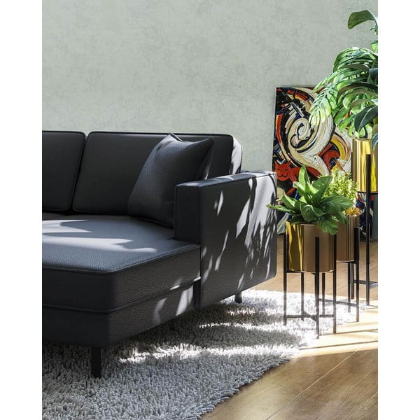 Kampinė sofa tamsiai pilkos spalvos iš odos (su dešiniuoju kampu) Kobo – MESONICA-image-4