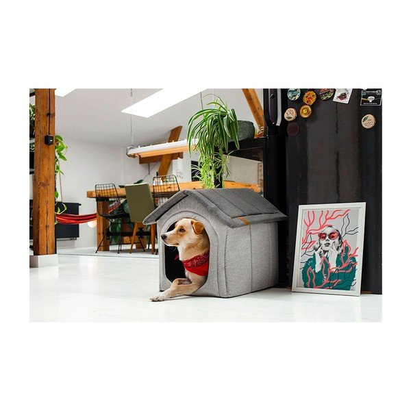 Šviesiai pilka šunų būda 38x38 cm Home - Rexproduct-image-3