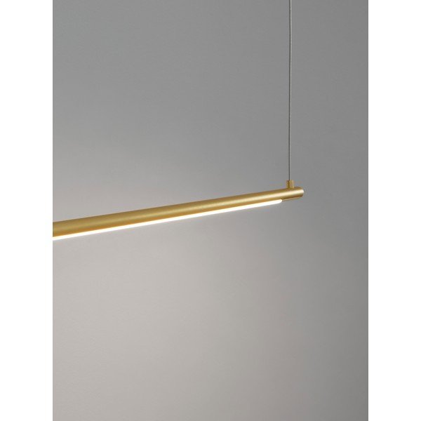 Žalvario spalvos iš aliuminio kabantis šviestuvas LED Elettra – Nova Luce-image-3