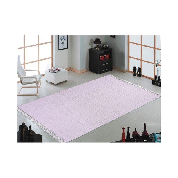 Patvarus kilimas Vitaus Beyaz, 80 x 300 cm