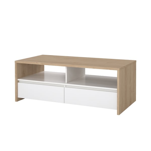 Baltos spalvos/natūralios spalvos kavos staliukas 60x120 cm Next – Tvilum-image-4