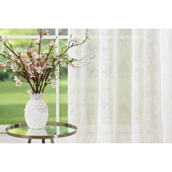 Permatoma užuolaida smėlio spalvos 140x260 cm Baroque – Mendola Fabrics-image-3