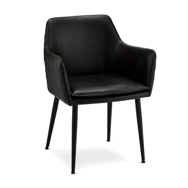 Valgomojo kėdės juodos spalvos 2 vnt. Shiva – Furnhouse