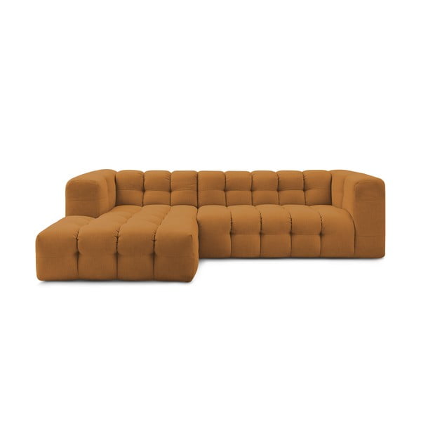 Kampinė sofa geltonos spalvos Cloud – Bobochic Paris