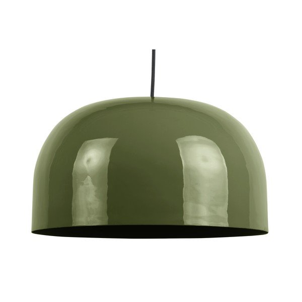 Kabantis šviestuvas žalios spalvos ø 40 cm su metaliniu gaubtu Dome – Leitmotiv
