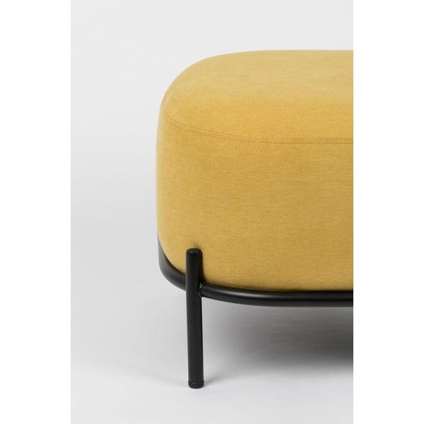Geltona balta etiketė Polly Ottoman-image-3