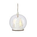 Pakabinama šviečianti Kalėdų dekoracija baltos spalvos ø 9 cm Myren – Markslöjd