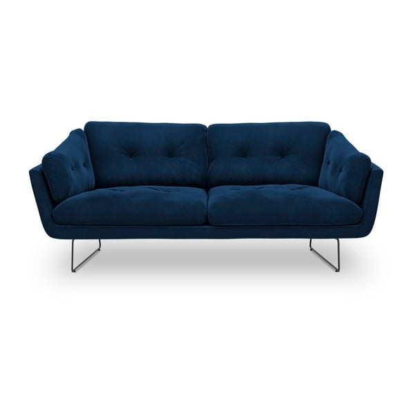 Mėlyna aksominė sofa Windsor & Co Sofas Gravity
