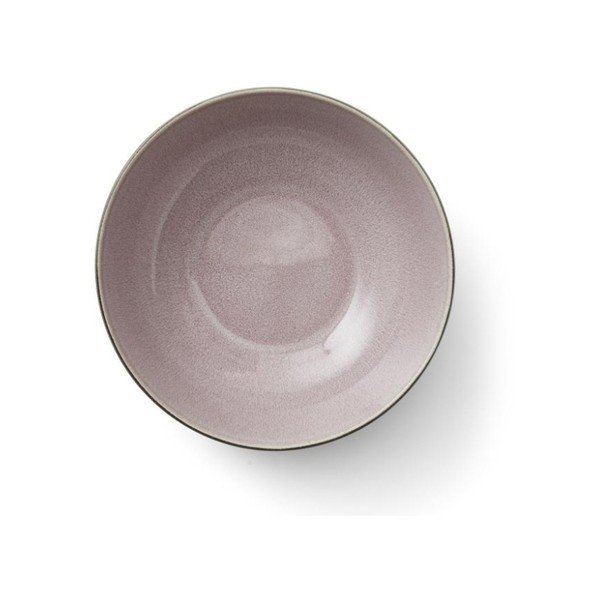 Pilkos akmens masės salotinė su rožine glazūra "Bitz Mensa", 30 cm skersmens-image-3