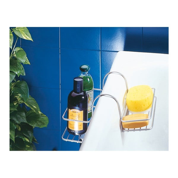 Dvipusė lentynėlė, skirta pakabinti vonioje Metaltex Oasis-image-2