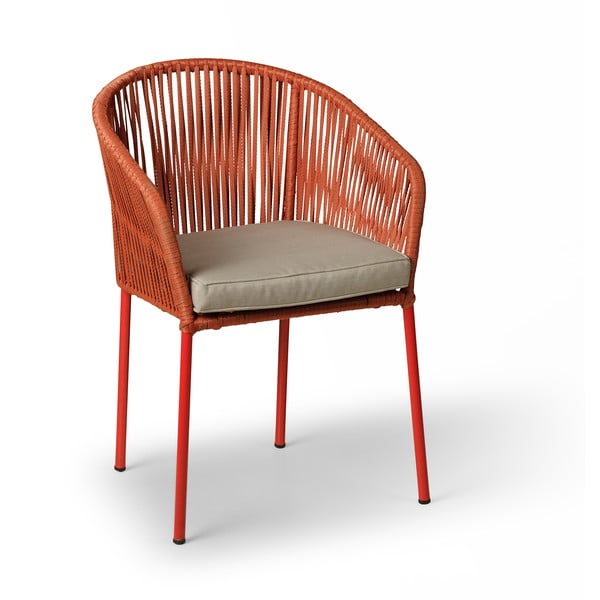 2 raudonų sodo kėdžių rinkinys Bonami Selection Trapani