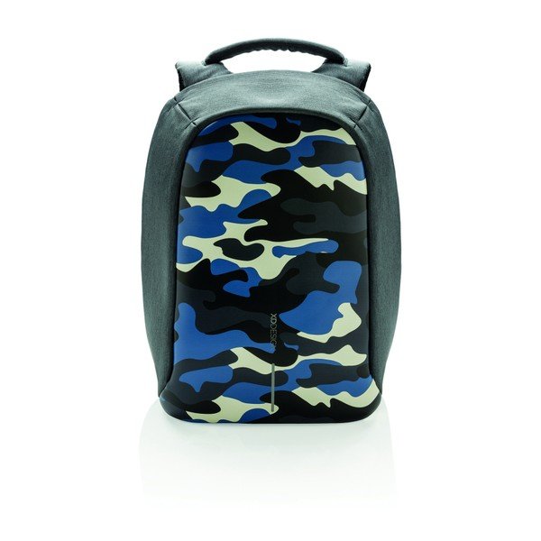 Viengungio saugos kuprinė su mėlynomis detalėmis XD Design Camouflage, 11 l-image-1