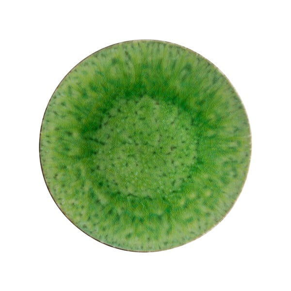 Žalios spalvos akmens masės serviravimo lėkštė Costa Nova Riviera, ⌀ 31 cm