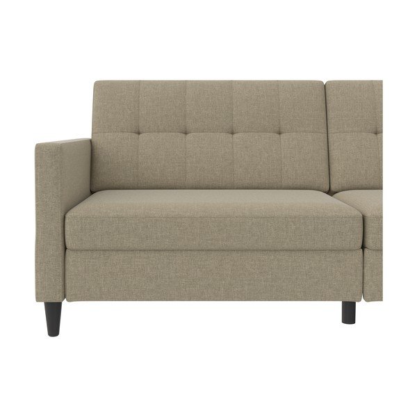 Sulankstoma sofa smėlio spalvos 82 cm Hartford – Støraa-image-3