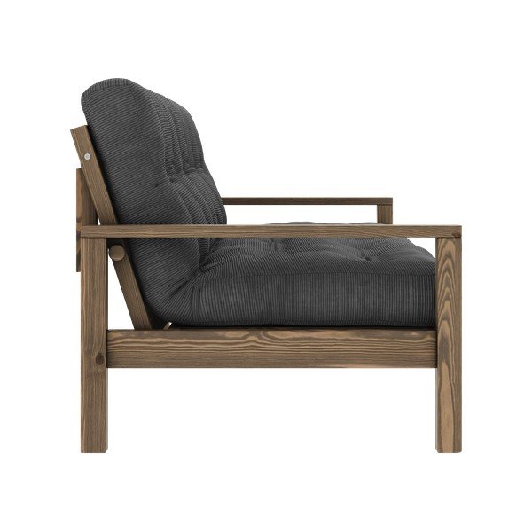 Sulankstoma sofa juodos spalvos/antracito spalvos 205 cm Knob – Karup Design-image-4